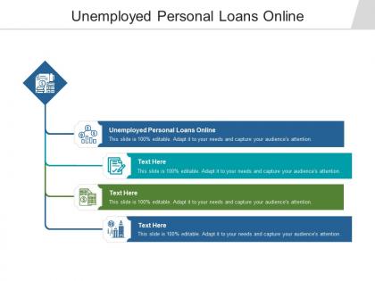 Unemployed personal loans online ppt powerpoint presentation infographics graphics download cpb