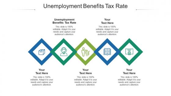 Unemployment benefits tax rate ppt powerpoint presentation show design templates cpb