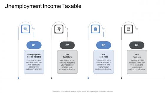 Unemployment Income Taxable In Powerpoint And Google Slides Cpb