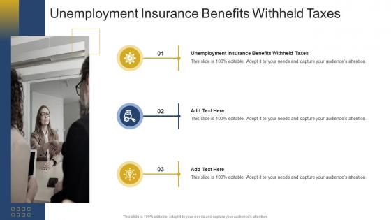 Unemployment Insurance Benefits Withheld Taxes In Powerpoint And Google Slides Cpb