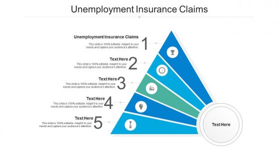 Unemployment insurance claims ppt powerpoint presentation inspiration mockup cpb