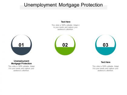 Unemployment mortgage protection ppt powerpoint presentation gallery smartart cpb