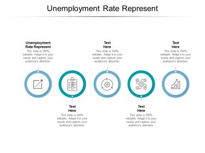 Unemployment rate represent ppt powerpoint presentation visual aids summary cpb