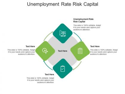 Unemployment rate risk capital ppt powerpoint presentation infographics deck cpb