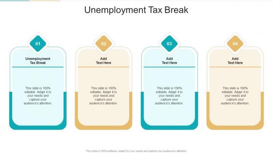 Unemployment Tax Break In Powerpoint And Google Slides Cpb