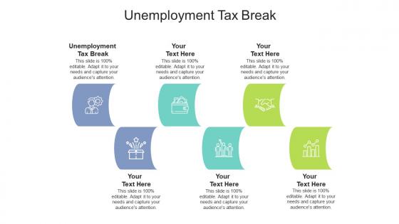 Unemployment tax break ppt powerpoint presentation ideas shapes cpb