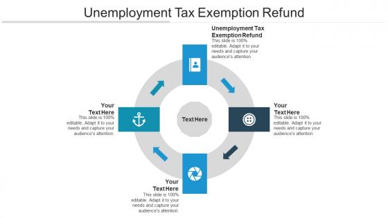 Unemployment tax exemption refund ppt powerpoint presentation outline background cpb