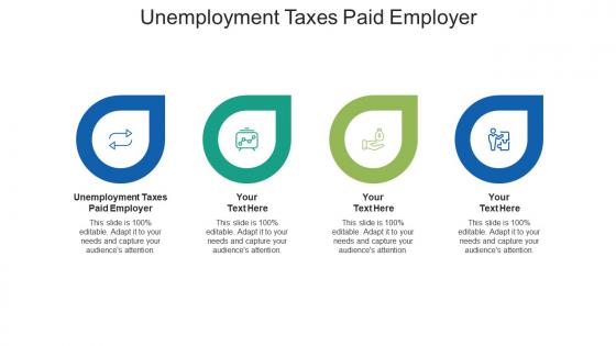 Unemployment taxes paid employer ppt powerpoint presentation slides visual aids cpb