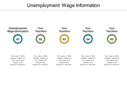 Unemployment wage information ppt powerpoint presentation professional slides cpb