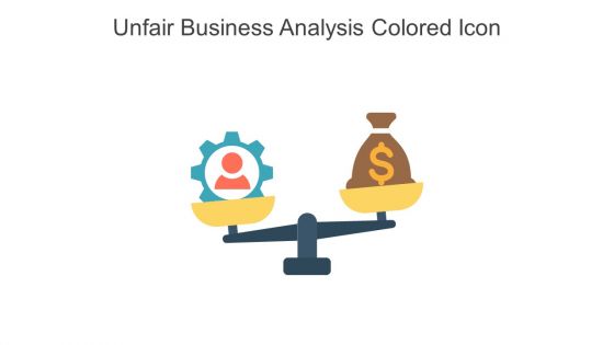 Unfair Business Analysis Colored Icon In Powerpoint Pptx Png And Editable Eps Format