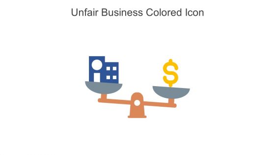 Unfair Business Colored Icon In Powerpoint Pptx Png And Editable Eps Format