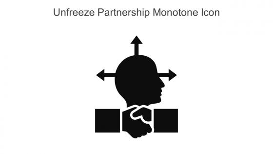 Unfreeze Partnership Monotone Icon In Powerpoint Pptx Png And Editable Eps Format
