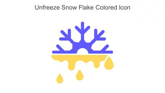 Unfreeze Snow Flake Colored Icon In Powerpoint Pptx Png And Editable Eps Format