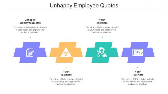 Unhappy Employee Quotes Ppt Powerpoint Presentation Gallery Good Cpb