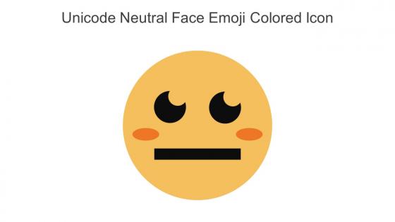 Unicode Neutral Face Emoji Colored Icon In Powerpoint Pptx Png And Editable Eps Format