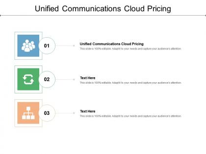 Unified communications cloud pricing ppt powerpoint presentation pictures model cpb