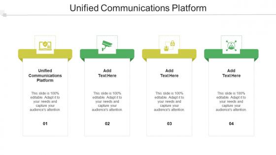 Unified Communications Platform In Powerpoint And Google Slides Cpb
