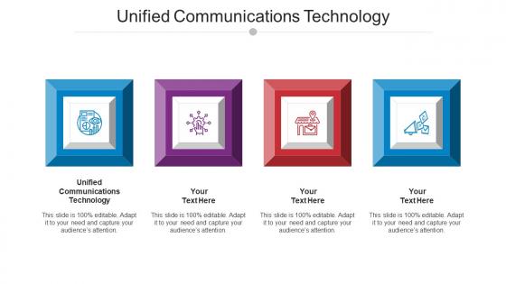 Unified Communications Technology Ppt Powerpoint Presentation Styles Designs Cpb