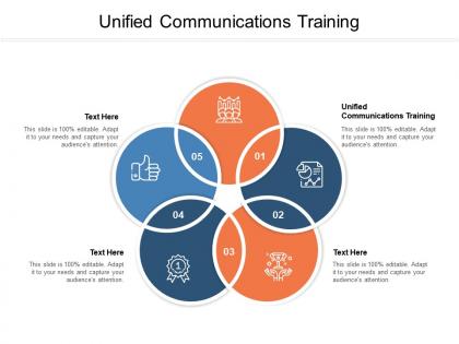 Unified communications training ppt powerpoint inspiration shapes cpb