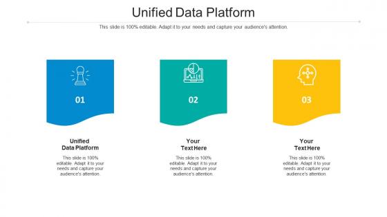 Unified data platform ppt powerpoint presentation icon background designs cpb