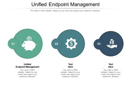 Unified endpoint management ppt powerpoint presentation infographic template influencers cpb