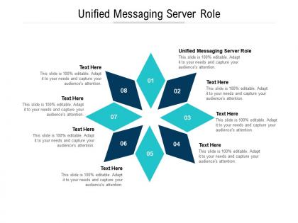 Unified messaging server role ppt powerpoint template clipart cpb