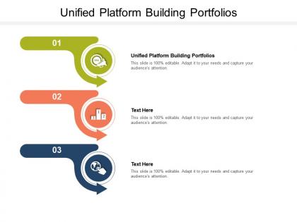 Unified platform building portfolios ppt powerpoint summary format cpb