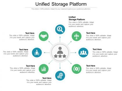 Unified storage platform ppt powerpoint presentation slides demonstration cpb