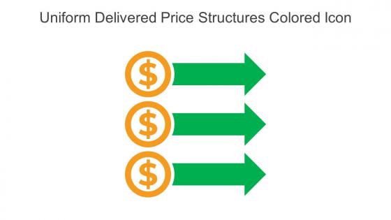 Uniform Delivered Price Structures Colored Icon In Powerpoint Pptx Png And Editable Eps Format