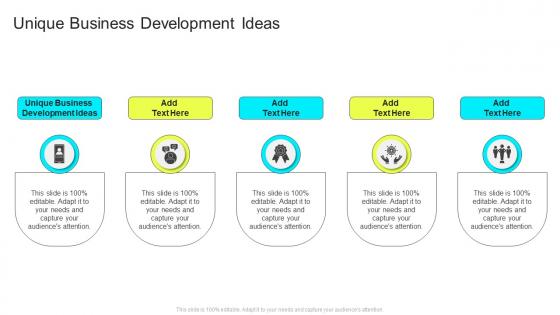 Unique Business Development Ideas In Powerpoint And Google Slides Cpb