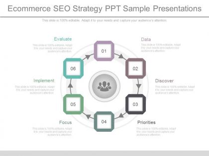 Unique ecommerce seo strategy ppt sample presentations