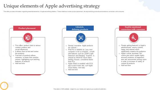 Unique Elements Of Apple Advertising Strategy How Apple Connects With Potential Audience