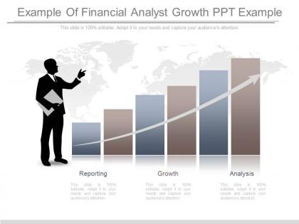 Unique example of financial analyst growth ppt example
