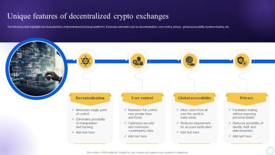 Unique Features Of Decentralized Crypto Exchanges Step By Step Process To Develop Blockchain BCT SS