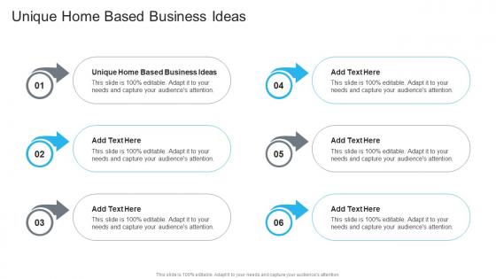 Unique Home Based Business Ideas In Powerpoint And Google Slides Cpb