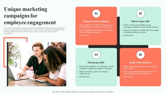 Unique Marketing Campaigns For Employee Engagement