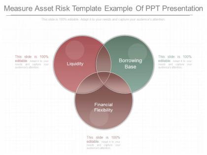 Unique measure asset risk template example of ppt presentation