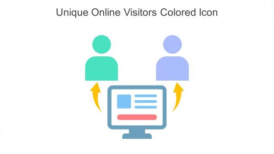 Unique Online Visitors Colored Icon In Powerpoint Pptx Png And Editable Eps Format