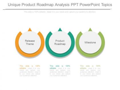 Unique product roadmap analysis ppt powerpoint topics
