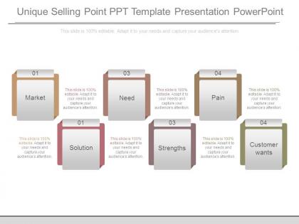 Unique selling point ppt template presentation powerpoint
