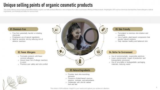 Unique Selling Points Of Organic Cosmetic Products Successful Launch Of New Organic Cosmetic