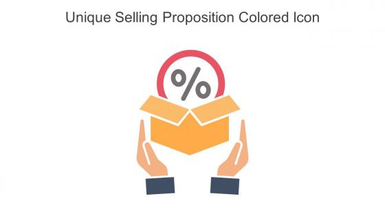 Unique Selling Proposition Colored Icon In Powerpoint Pptx Png And Editable Eps Format