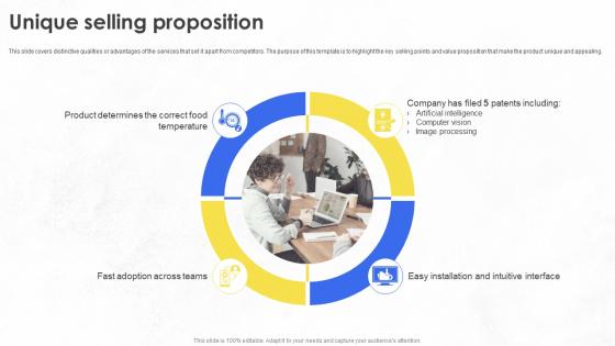 Unique Selling Proposition Squadle Investor Funding Elevator Pitch Deck