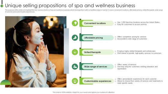 Unique Selling Propositions Of Spa And Strategic Plan To Enhance Digital Strategy SS V