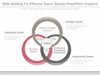 Unique skills building for effective teams sample powerpoint graphics