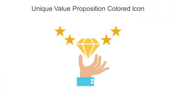 Unique Value Proposition Colored Icon In Powerpoint Pptx Png And Editable Eps Format