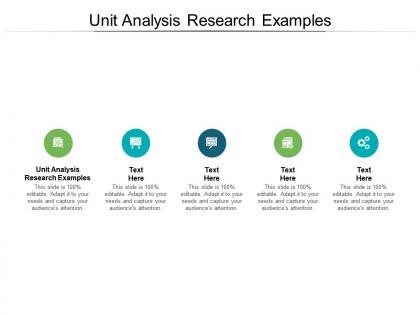 Unit analysis research examples ppt powerpoint presentation infographics graphics download cpb