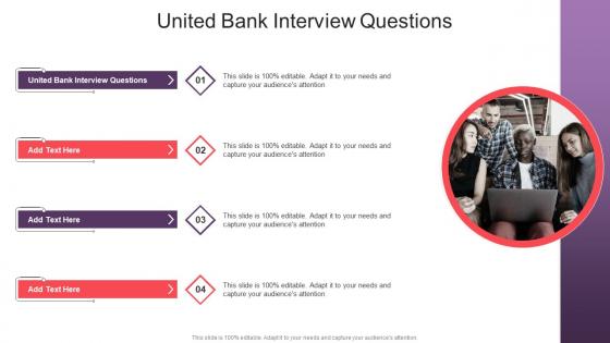 United Bank Interview Questions In Powerpoint And Google Slides Cpb