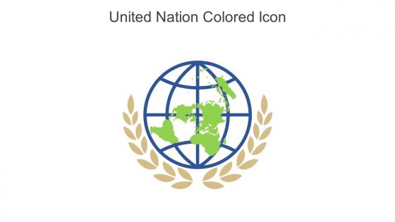 United Nation Colored Icon In Powerpoint Pptx Png And Editable Eps Format