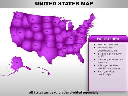 United states country powerpoint maps